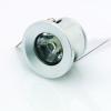 LED beépíthető spotlámpa, 1W, mini, kerek, meleg fehér fény
